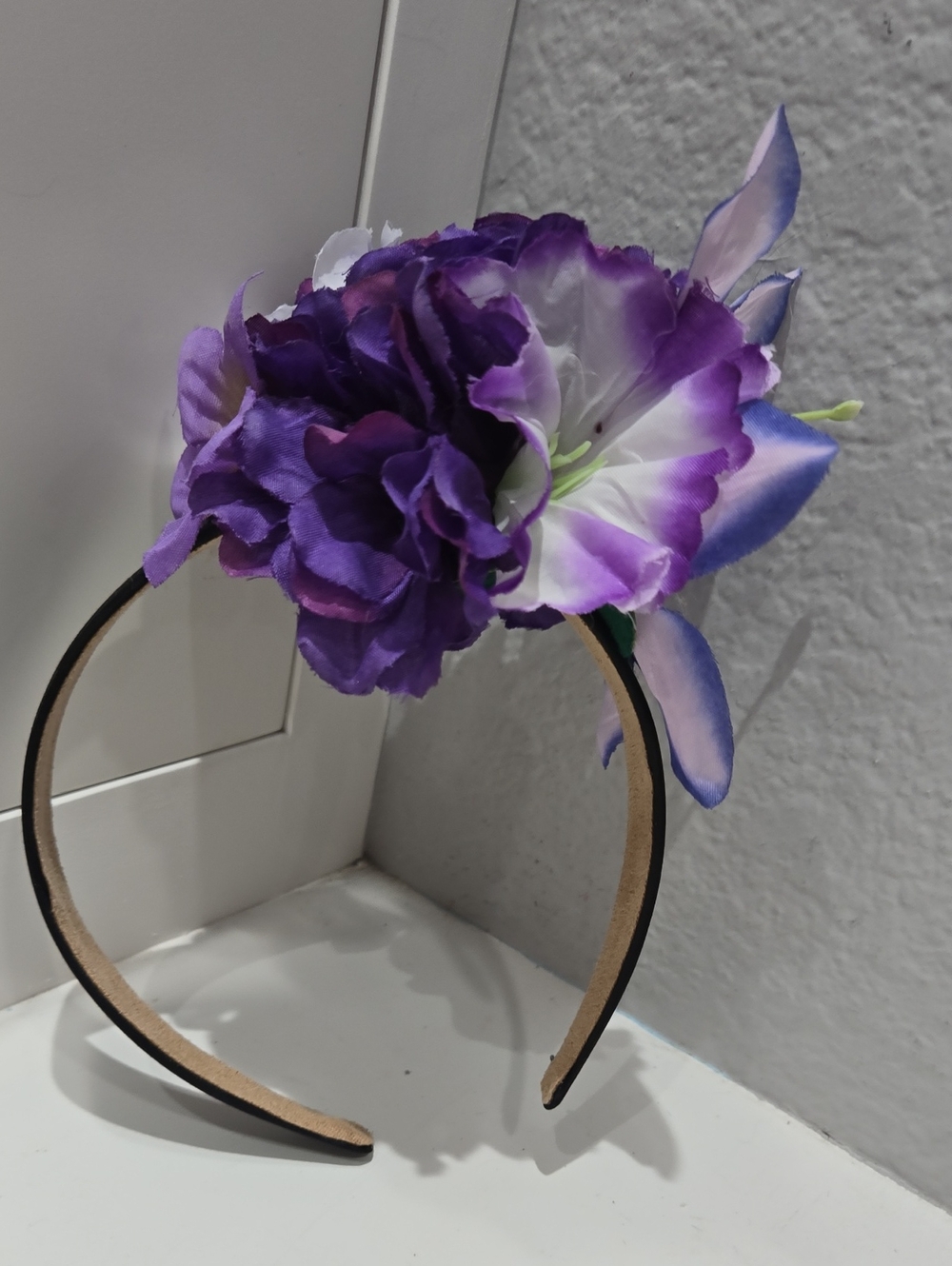 Floral Purple Headband for Women - Stylish Flower Hair Accessory